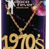 1970's Gold Necklace -Cheap Halloween Costumes Store 1970s gold necklace