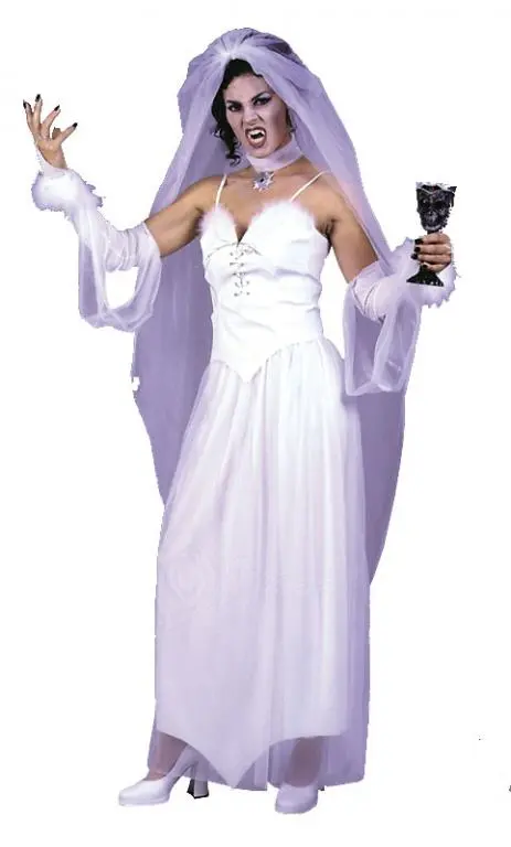 Vampiress Bride Adult Costume -Cheap Halloween Costumes Store 463 768 FW1065