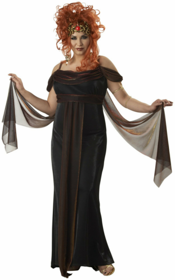 Medusa, The Mythical Siren Adult (Plus) Costume 3 Medusa, The Mythical Siren Adult (Plus) Costume