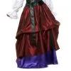 Wine And Royal Gathered Skirt Adult -Cheap Halloween Costumes Store 803836
