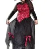 Goth Hoop Vampiress Plus Size Adult Costume -Cheap Halloween Costumes Store FW5762