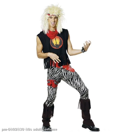 80s Rock God Adult Costume 3 80s Rock God Adult Costume