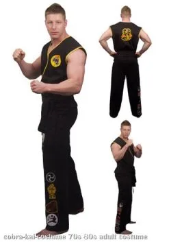 Adult Cobra Kai Costume