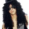 Curly Rocker Wig -Cheap Halloween Costumes Store curly black rocker wig
