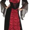 Taffeta Coffin Vampiress Adult Costume
