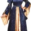 Blue Maiden Princess Adult Costume 2 Blue Maiden Princess Adult Costume -Cheap Halloween Costumes Store fw5138