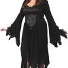 Black Rose Vampiress Plus Size Adult Costume -Cheap Halloween Costumes Store fw5791