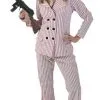 Pink Women's Gangster Costume