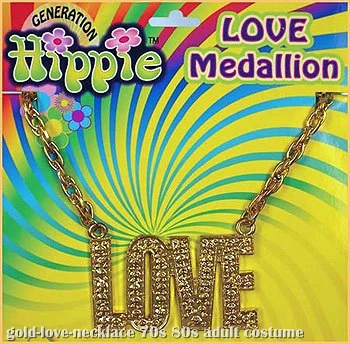 Gold Love Necklace 3 Gold Love Necklace