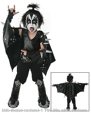 Toddler Kiss Demon Costume 3 Toddler Kiss Demon Costume
