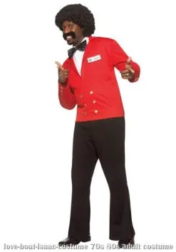 Love Boat Isaac The Bartender Costume