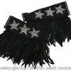 Starchild Feathered Arm Sleeves -Cheap Halloween Costumes Store paul stanley gloves