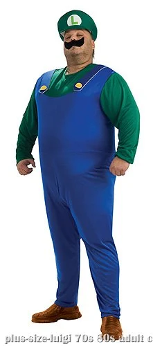 Plus Size Luigi Costume 3 Plus Size Luigi Costume