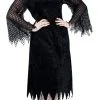 Vamp Robe With Mesh Sleeve Plus Size Costume Extra Large -Cheap Halloween Costumes Store pm848018