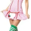 Sexy Strawberry Girl Costume -Cheap Halloween Costumes Store sexy strawberry girl