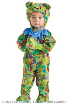 Baby Tie Dye Bear Costume