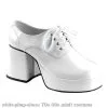 Men's Platform Shoes -Cheap Halloween Costumes Store white pimp shoes